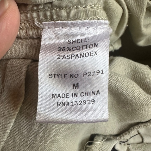 Miou Muse Wide Leg Sailor Pants in Sage - Picture 6 of 9